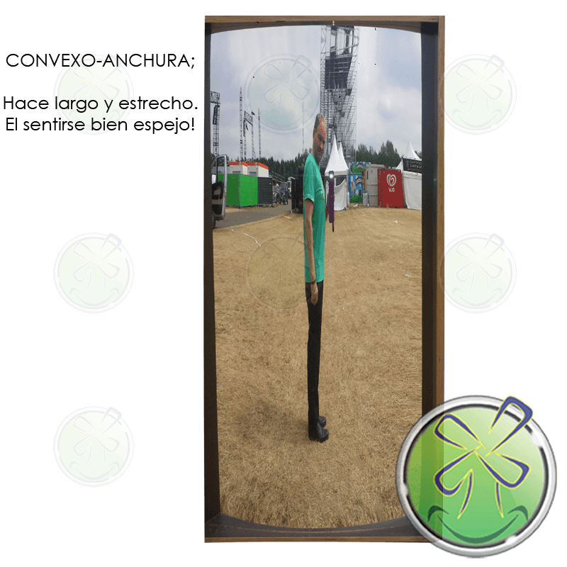 Ancho de esfera. Hace largo y estrecho (siéntete bien espejo) Consejo: ¡párate frente a él! Convexo Anchura. Hace largo y estrecho (siéntete bien espejo) Consejo: ¡párate frente a él!