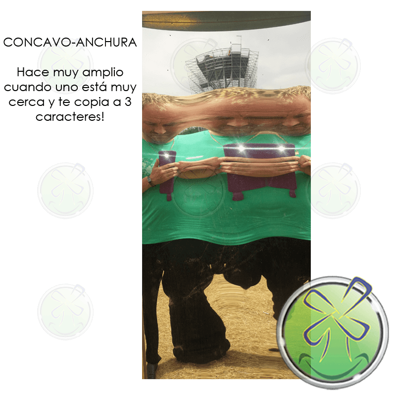 Ancho de esfera se hace muy ancho cuando uno está muy cerca de él y te copia a 3 caracteres. Concavo Anchura se hace muy ancho cuando uno está muy cerca de él y te copia a 3 caracteres.