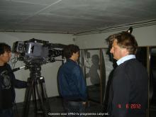 Der Regisseur und die Models bei der Arbeit.